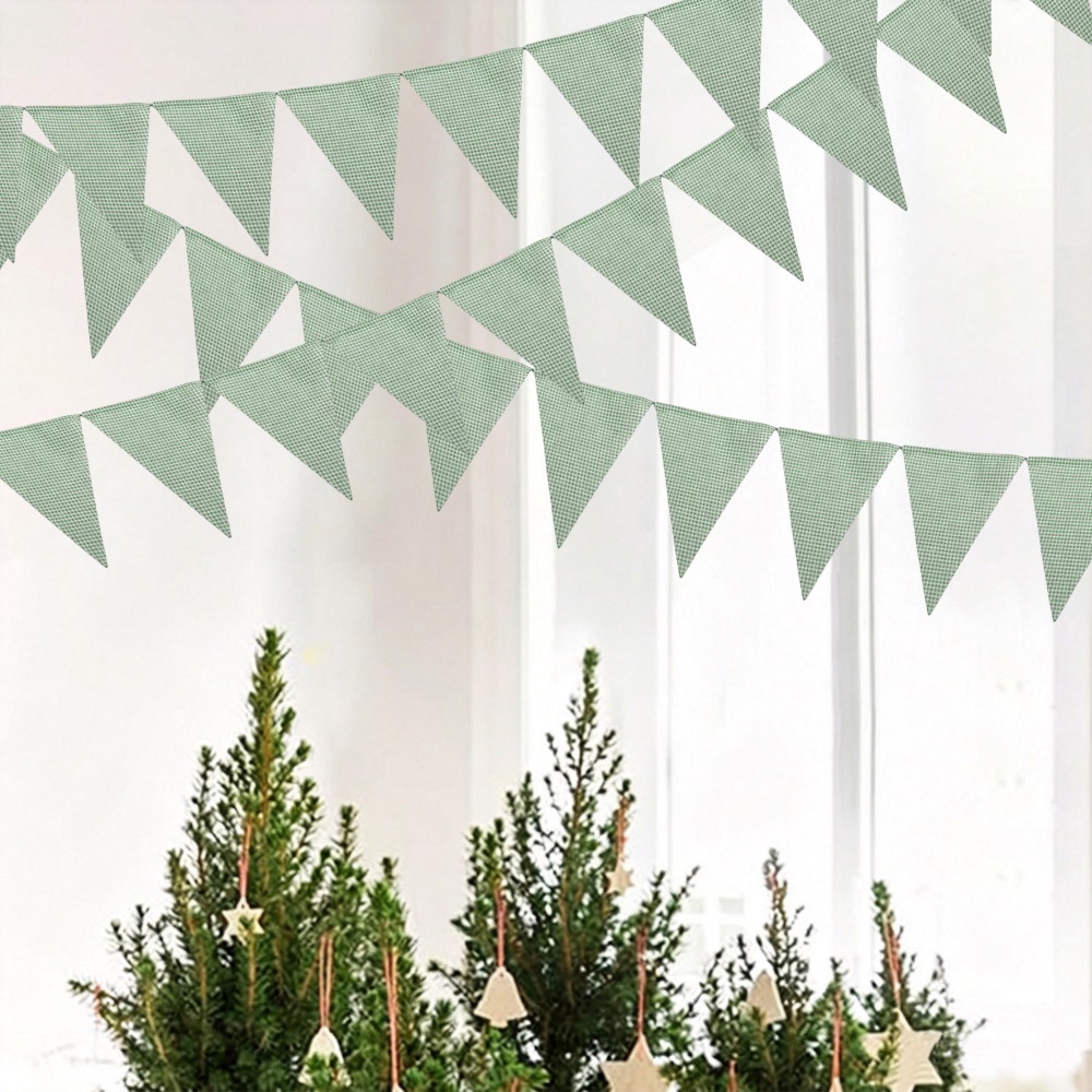 Spanduk Segitiga Kotak-kotak H - Christmas Throw Blanket ulasan dan harga