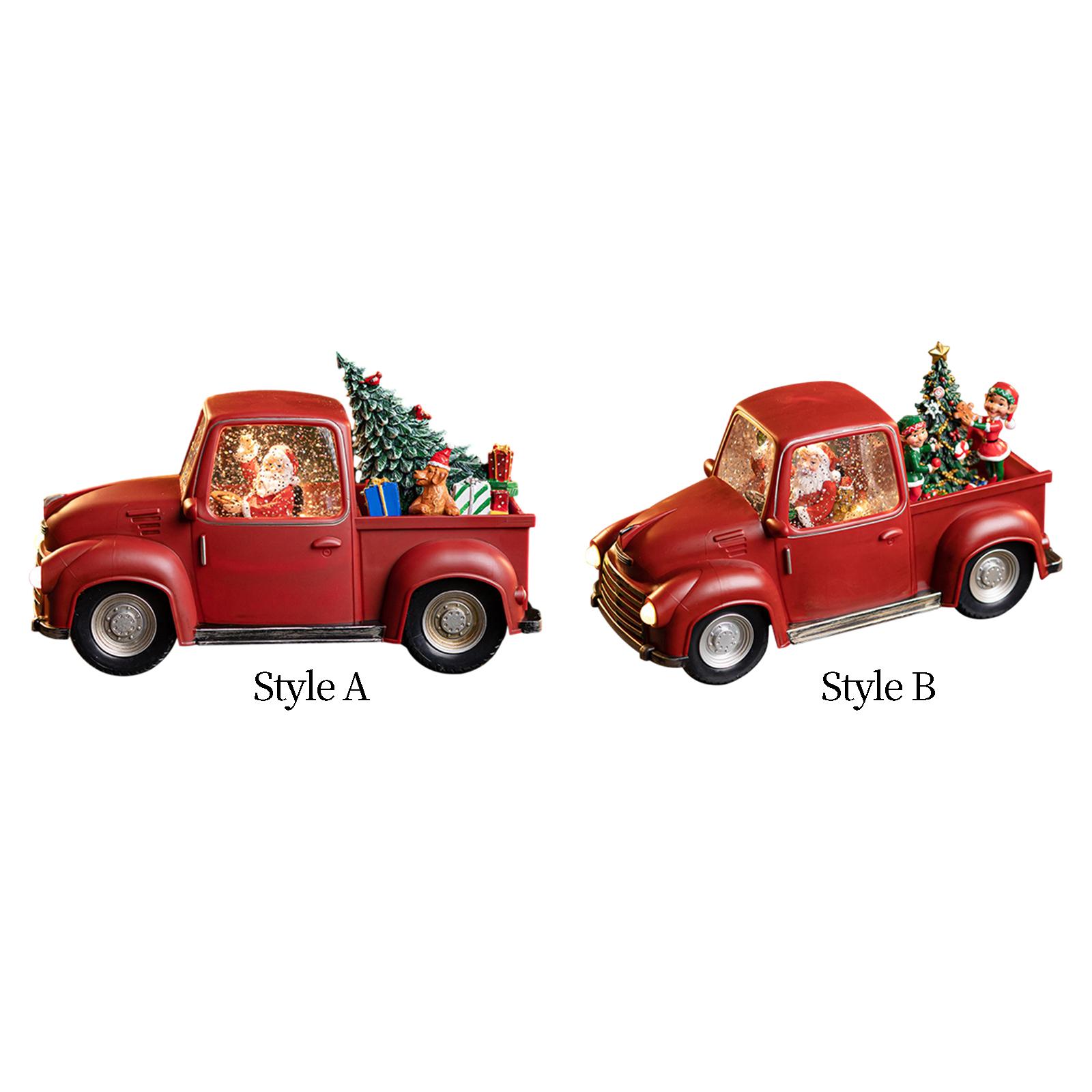 Dekorasi Natal Model Truk Sant - Snow Globe Musical ulasan dan harga