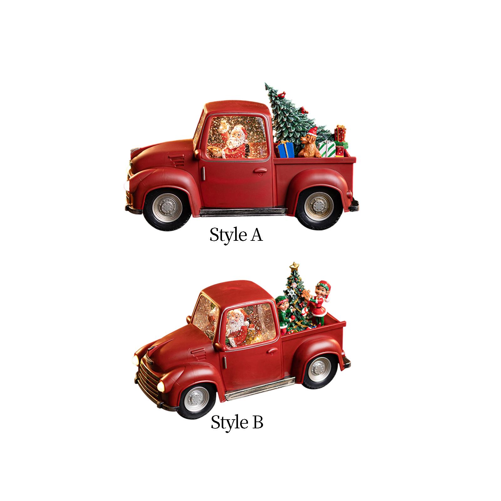 Dekorasi Natal Model Truk Sant - Snow Globe Musical ulasan dan harga
