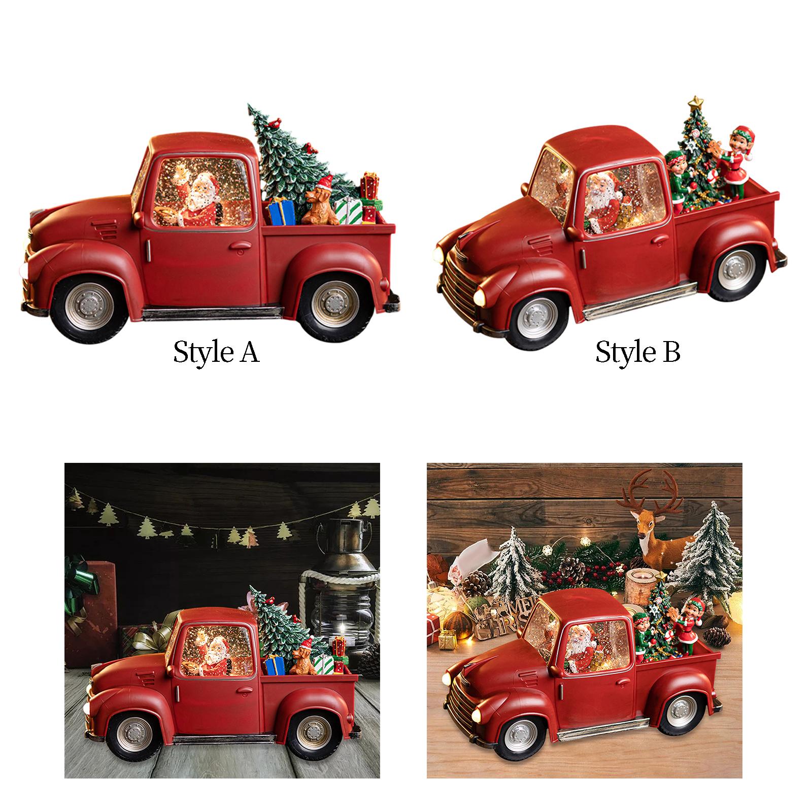 Dekorasi Natal Model Truk Sant - Snow Globe Musical ulasan dan harga