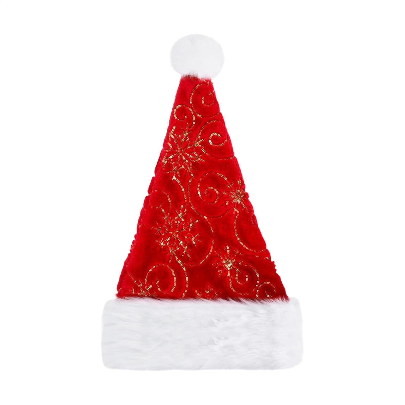Topi Natal Mewah Topi Santa Kl - Santa Hat Plush ulasan dan harga
