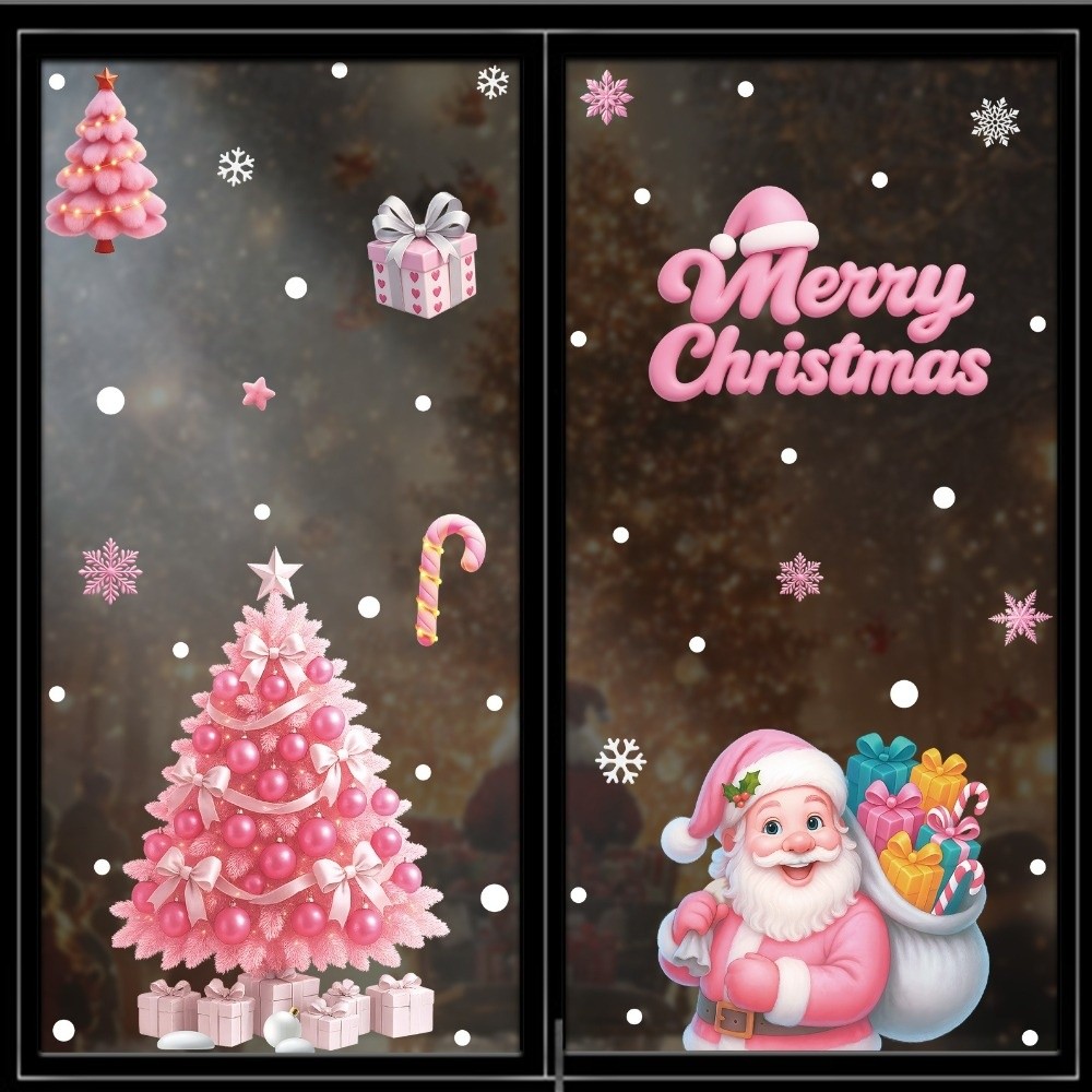 Stiker Jendela PVC yang Dapat  - Snowflake Window Decal ulasan dan harga