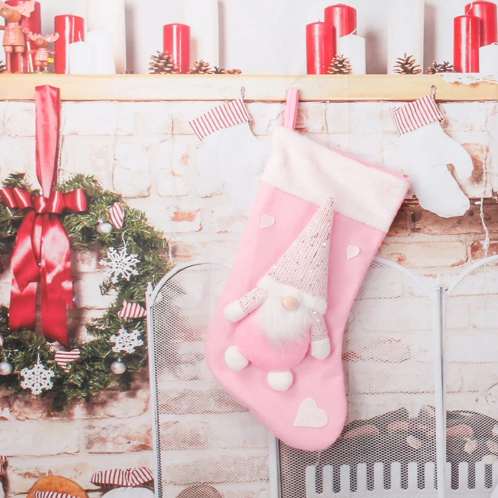 Boneka Santa Claus Tanpa Wajah - Christmas Stocking Hanging ulasan dan harga