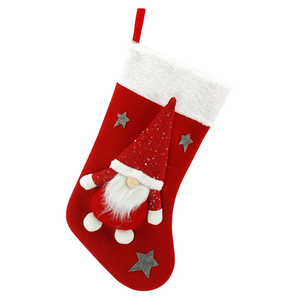 Boneka Santa Claus Tanpa Wajah - Christmas Stocking Hanging ulasan dan harga