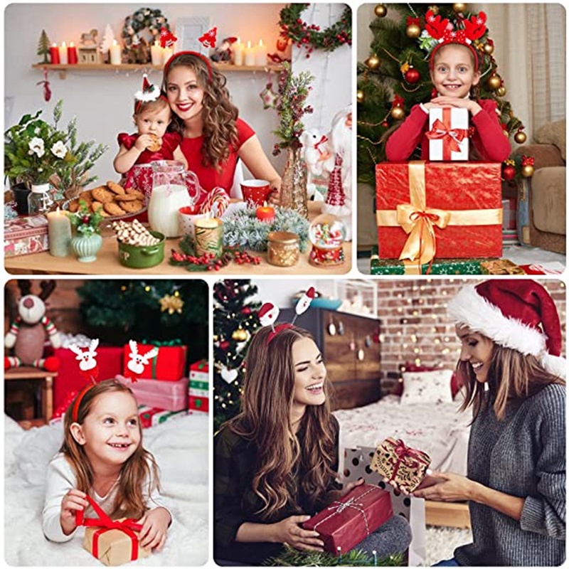1-15 Buah Ikat Kepala Natal Ta - Reindeer Antlers Headband ulasan dan harga