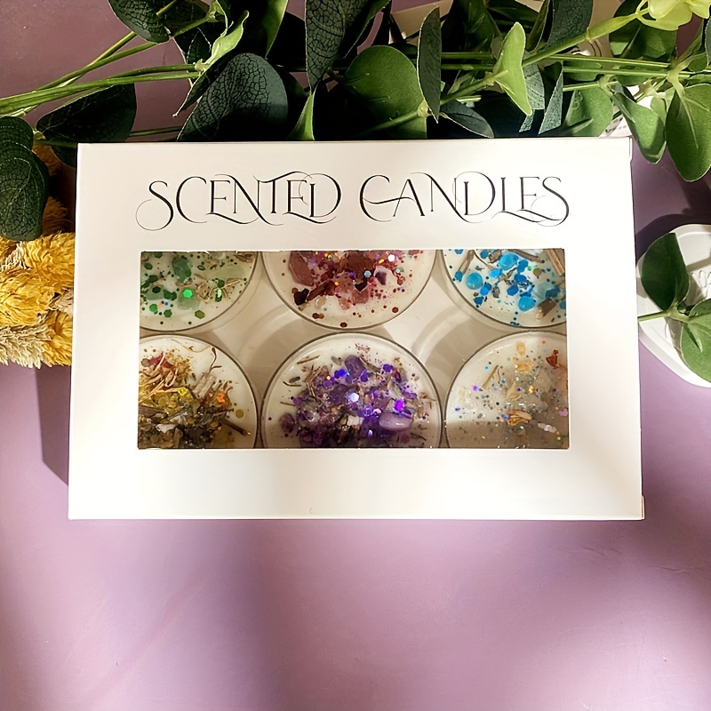 Set 6 lilin beraroma batu kris - Holiday Candle Set ulasan dan harga