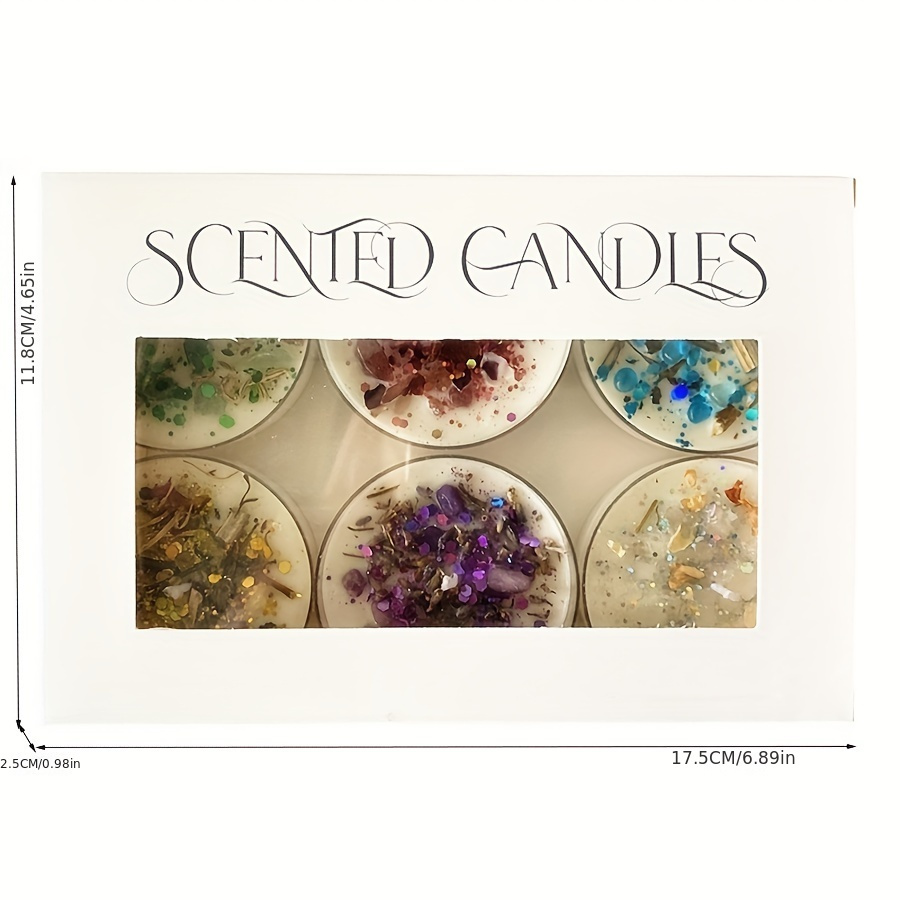 Set 6 lilin beraroma batu kris - Holiday Candle Set ulasan dan harga