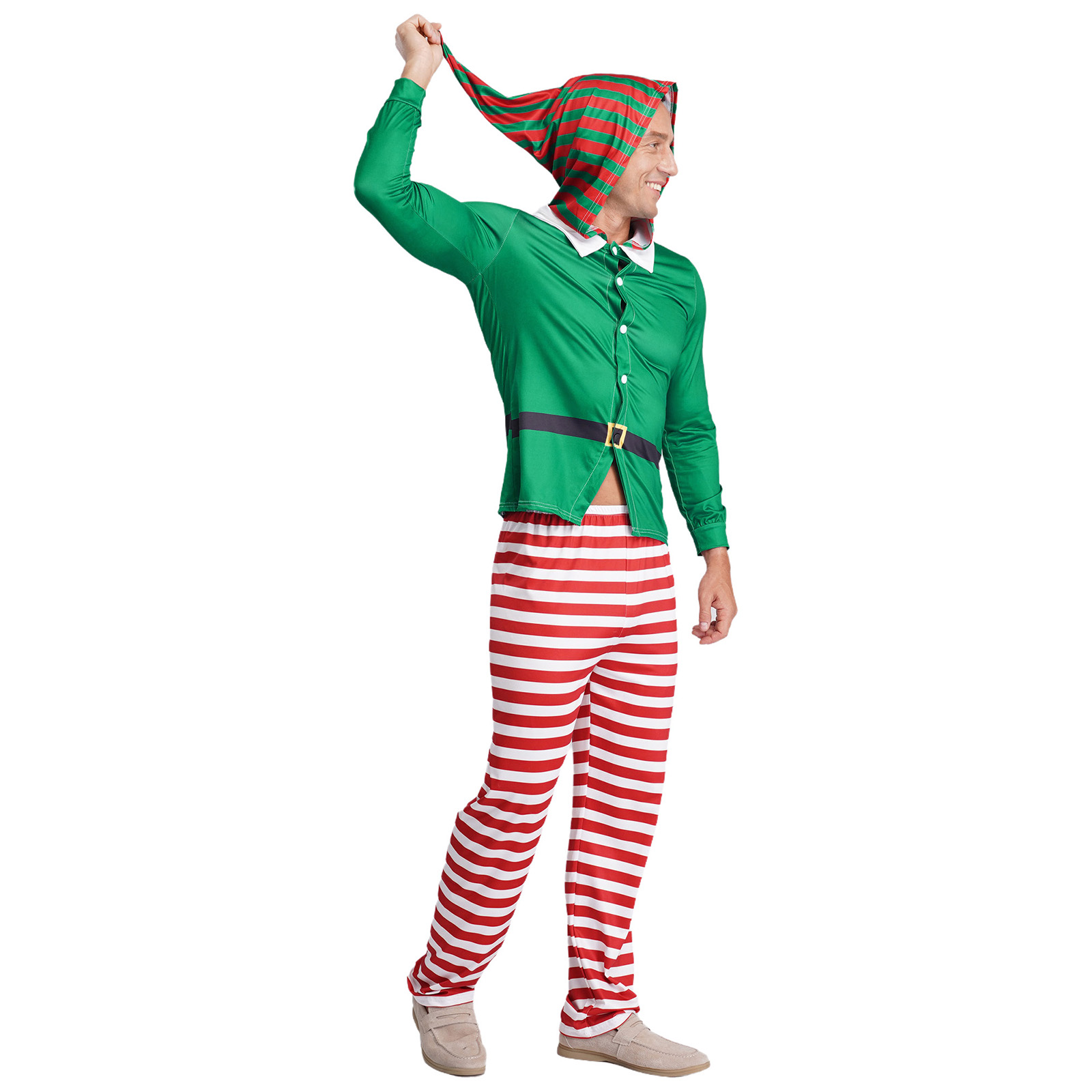Kostum Cosplay Pesta Piyama El - Elf Costume Christmas ulasan dan harga