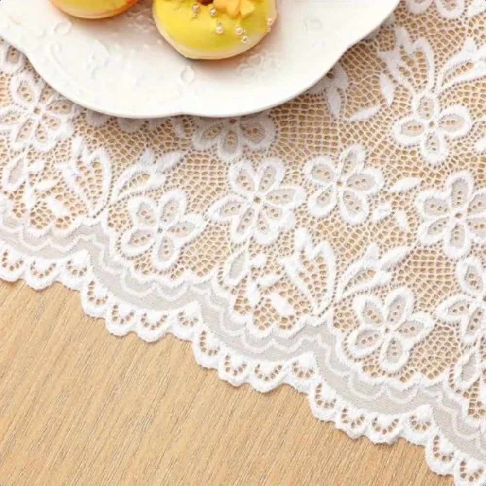 Taplak Meja Renda Prancis Eleg - Christmas Table Runner ulasan dan harga