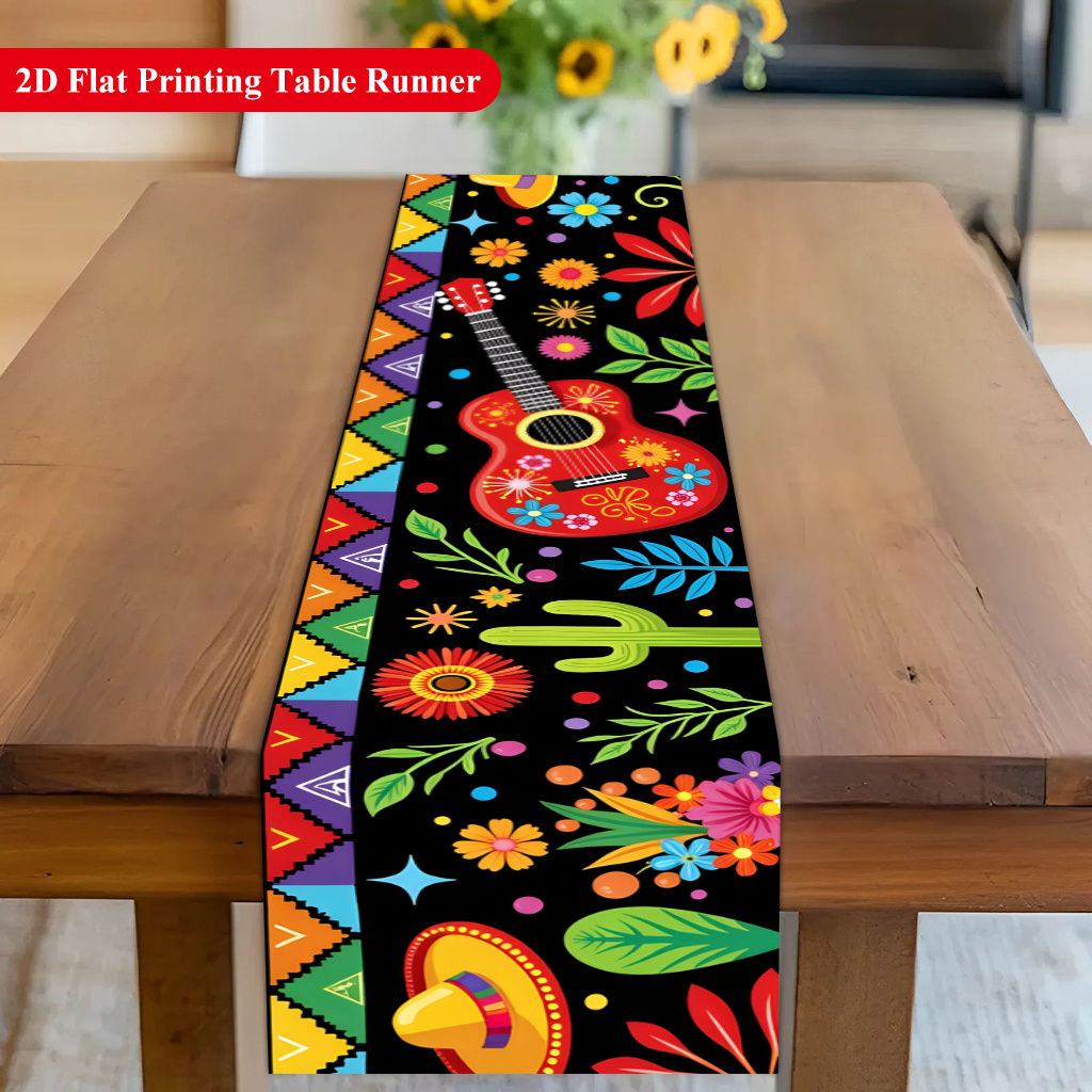 Taplak Meja 1 Buah, Dekorasi P - Christmas Table Runner ulasan dan harga