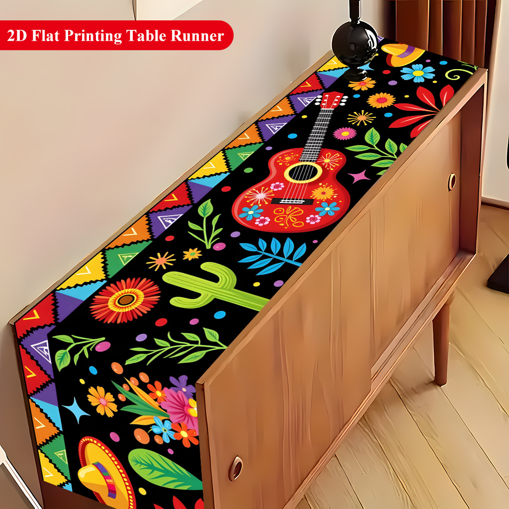 Taplak Meja 1 Buah, Dekorasi P - Christmas Table Runner ulasan dan harga
