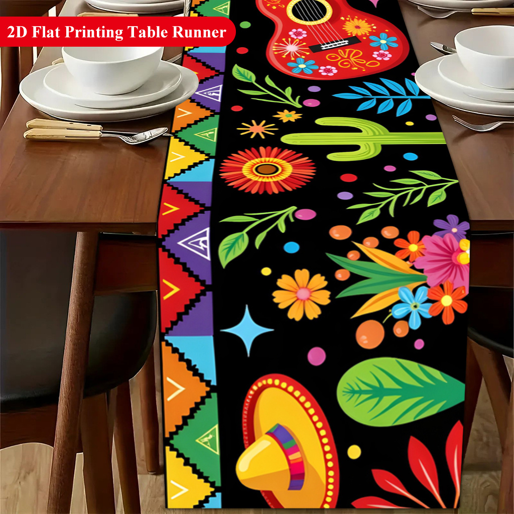 Taplak Meja 1 Buah, Dekorasi P - Christmas Table Runner ulasan dan harga