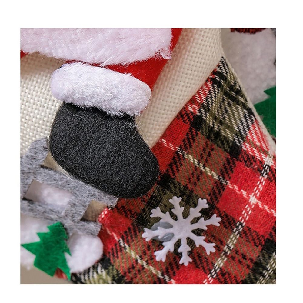 Kaus Kaki Natal Multiwarna den - Christmas Stocking Hanging ulasan dan harga