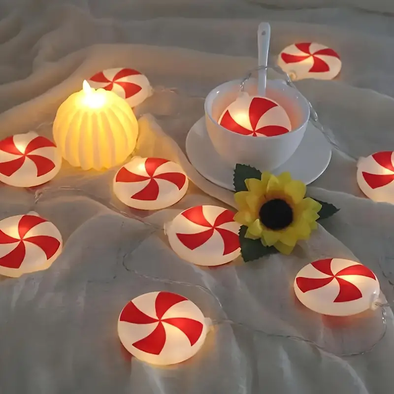 Lampu Spiral tongkat permen me - Led Fairy String Lights ulasan dan harga