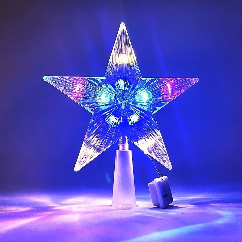 15Cm Puncak Pohon Natal Bersin - Star Tree Topper ulasan dan harga