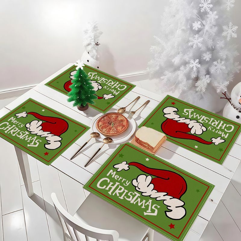 VIKAMA Set Alas Meja Natal Kar - Christmas Table Runner ulasan dan harga