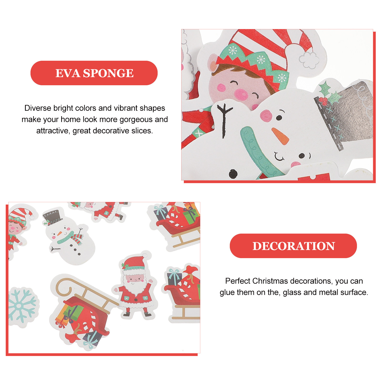 40Pcs Stiker Natal Perekat Sen - Snowflake Window Decal ulasan dan harga