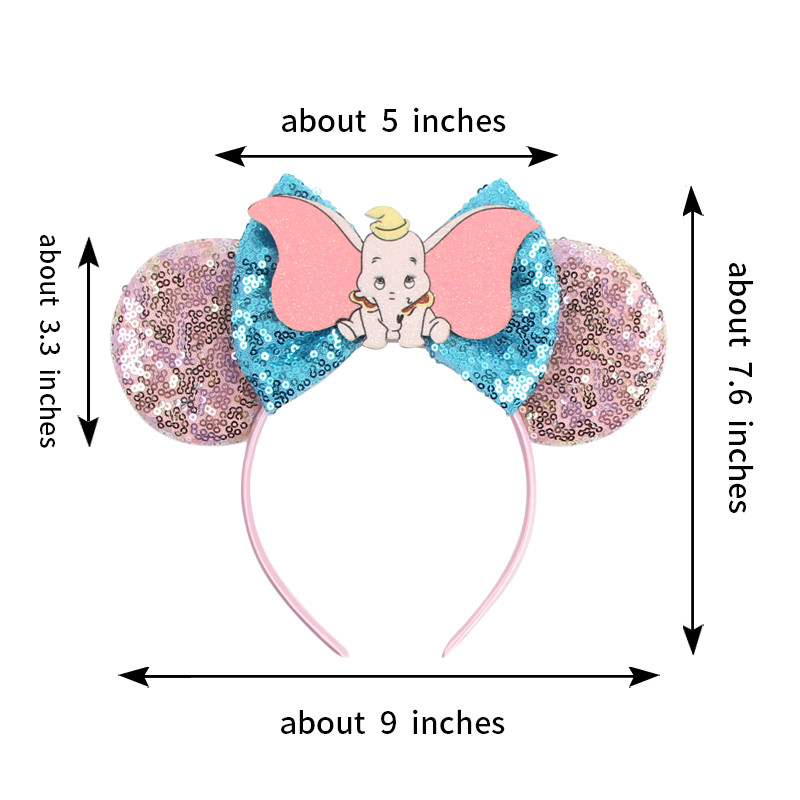 Disney Dumbo Mickey Mouse Teli - Ribbon Bow Gift ulasan dan harga