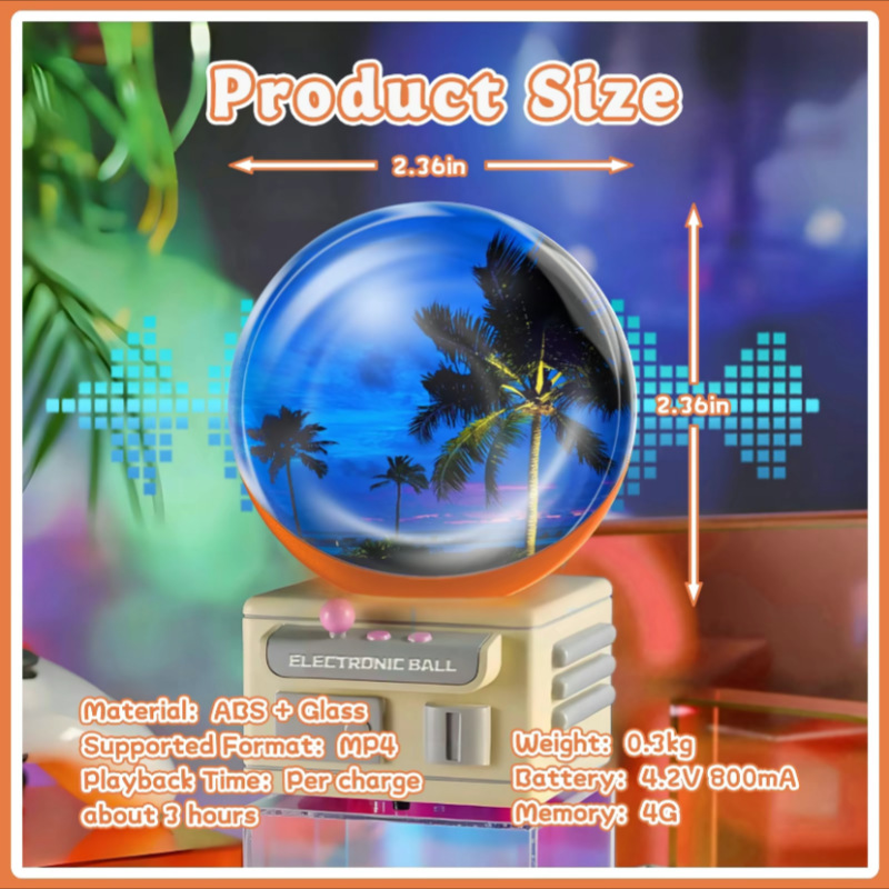 Bola Kristal Baru Bola Dekorat - Snow Globe Musical ulasan dan harga