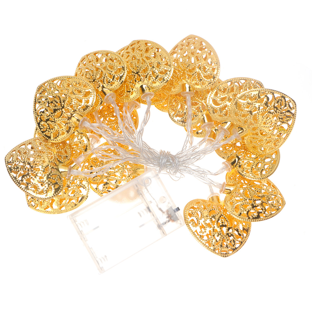 Lampu String Bentuk Hati 20 LE - Led Fairy String Lights ulasan dan harga