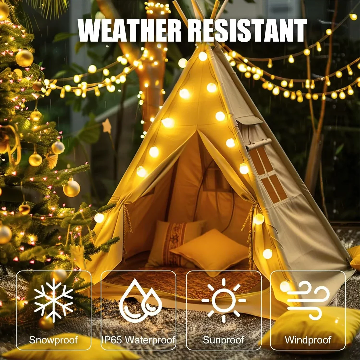 Lampu Tali Bola LED USB 6M 10M - Led Fairy String Lights ulasan dan harga