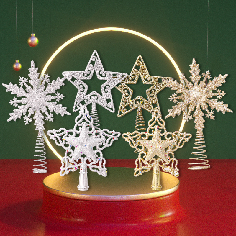 Hiasan pohon Natal berkilau hi - Star Tree Topper ulasan dan harga
