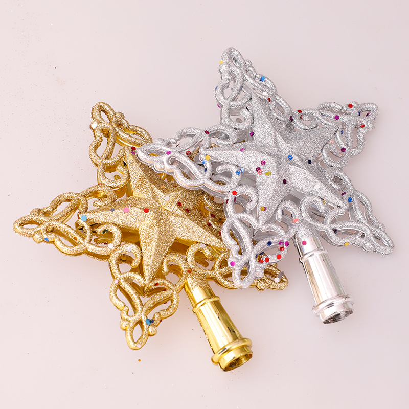 Hiasan pohon Natal berkilau hi - Star Tree Topper ulasan dan harga