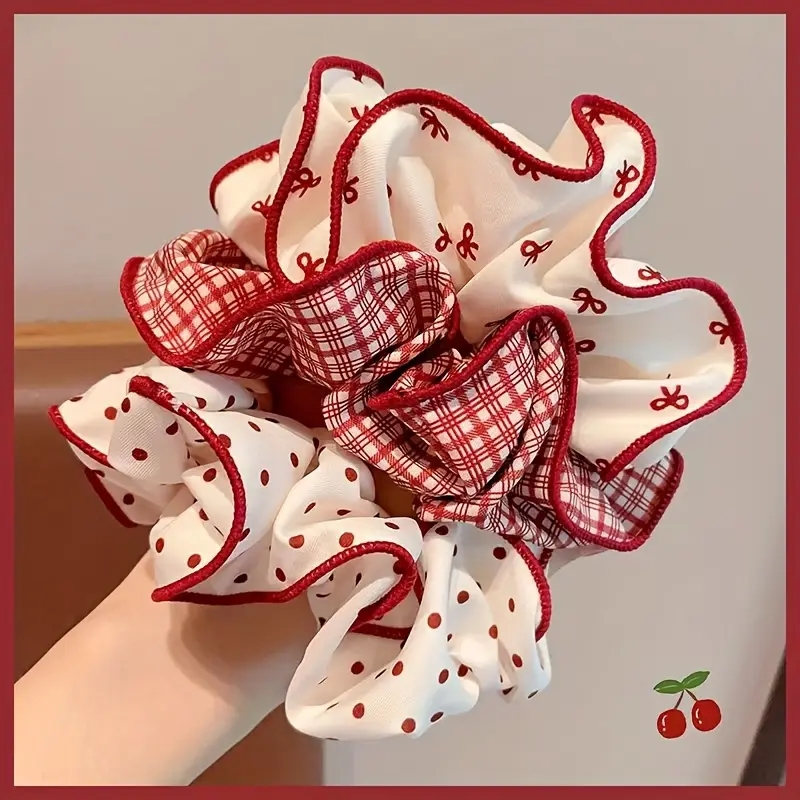 3 Buah Ikat Rambut Kotak-kotak - Christmas Throw Blanket ulasan dan harga