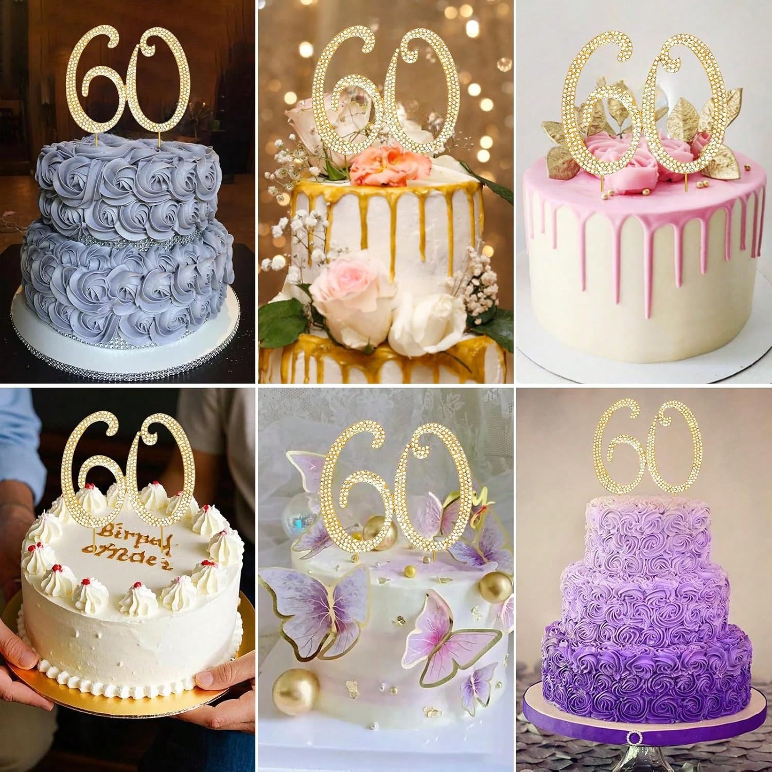 Hiasan Kue Angka Berlian Imita - Holiday Candle Set ulasan dan harga