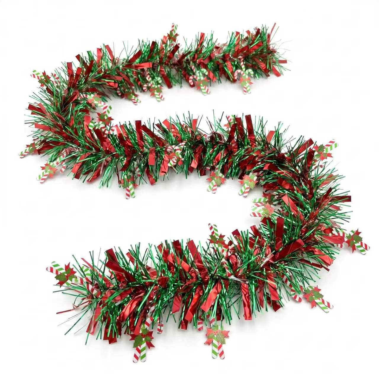 2M Garland Tinsel Natal Irides - Tinsel Garland Decoration ulasan dan harga