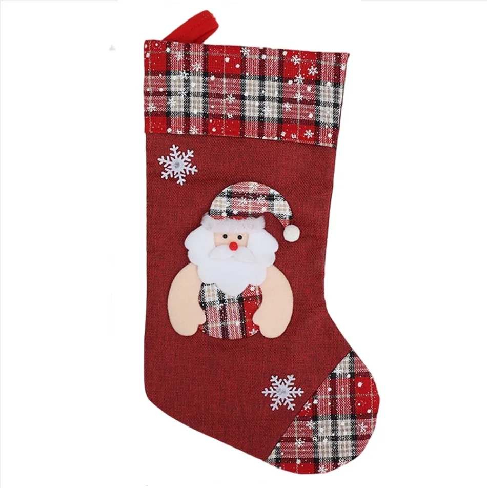 1 buah Kantong Hadiah Natal da - Christmas Stocking Hanging ulasan dan harga