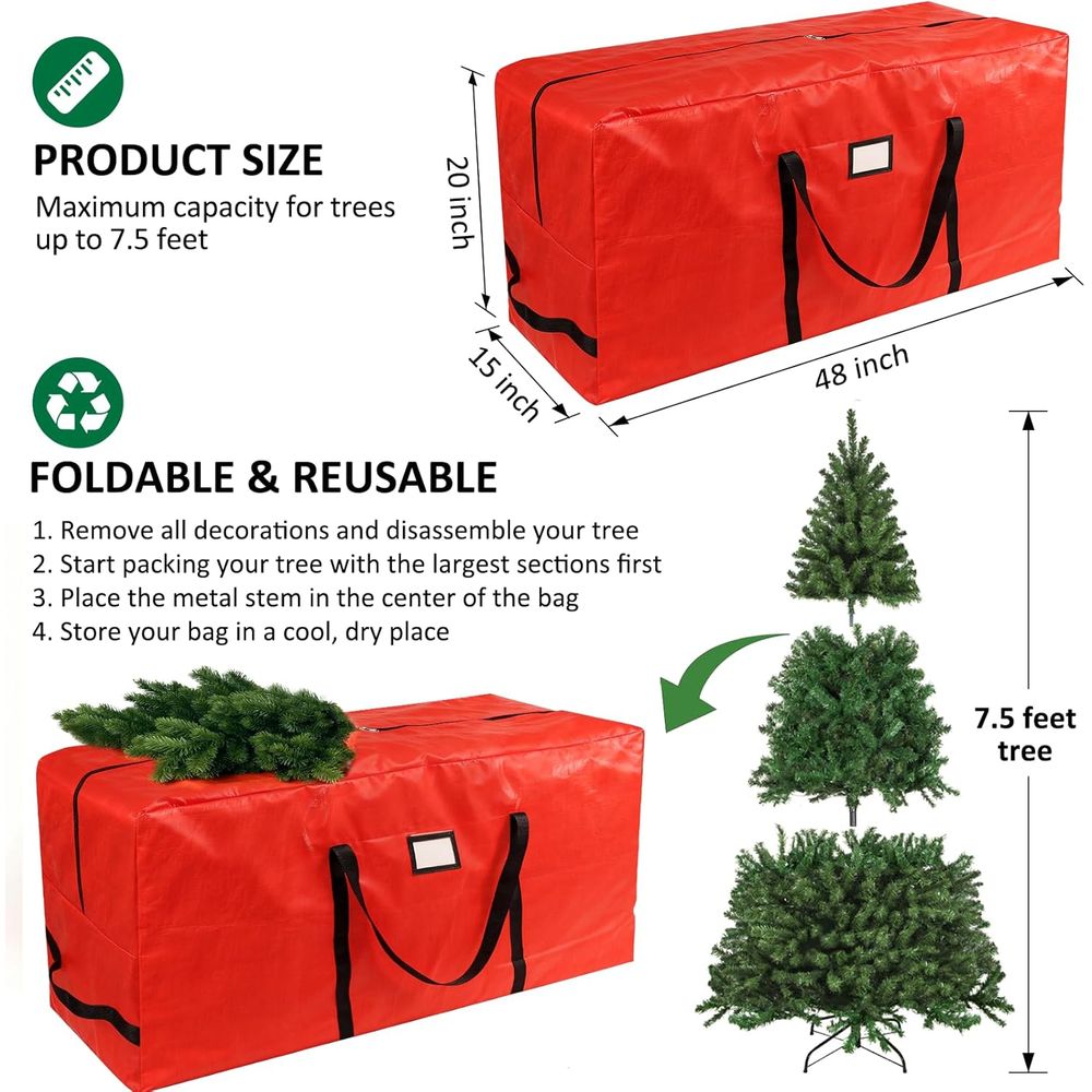 Tas Penyimpanan Pohon Natal Bu - Christmas Tree Artificial ulasan dan harga