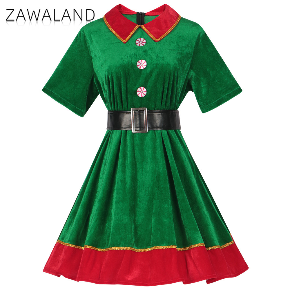Kostum Cosplay Elf Natal Gaun  - Elf Costume Christmas ulasan dan harga