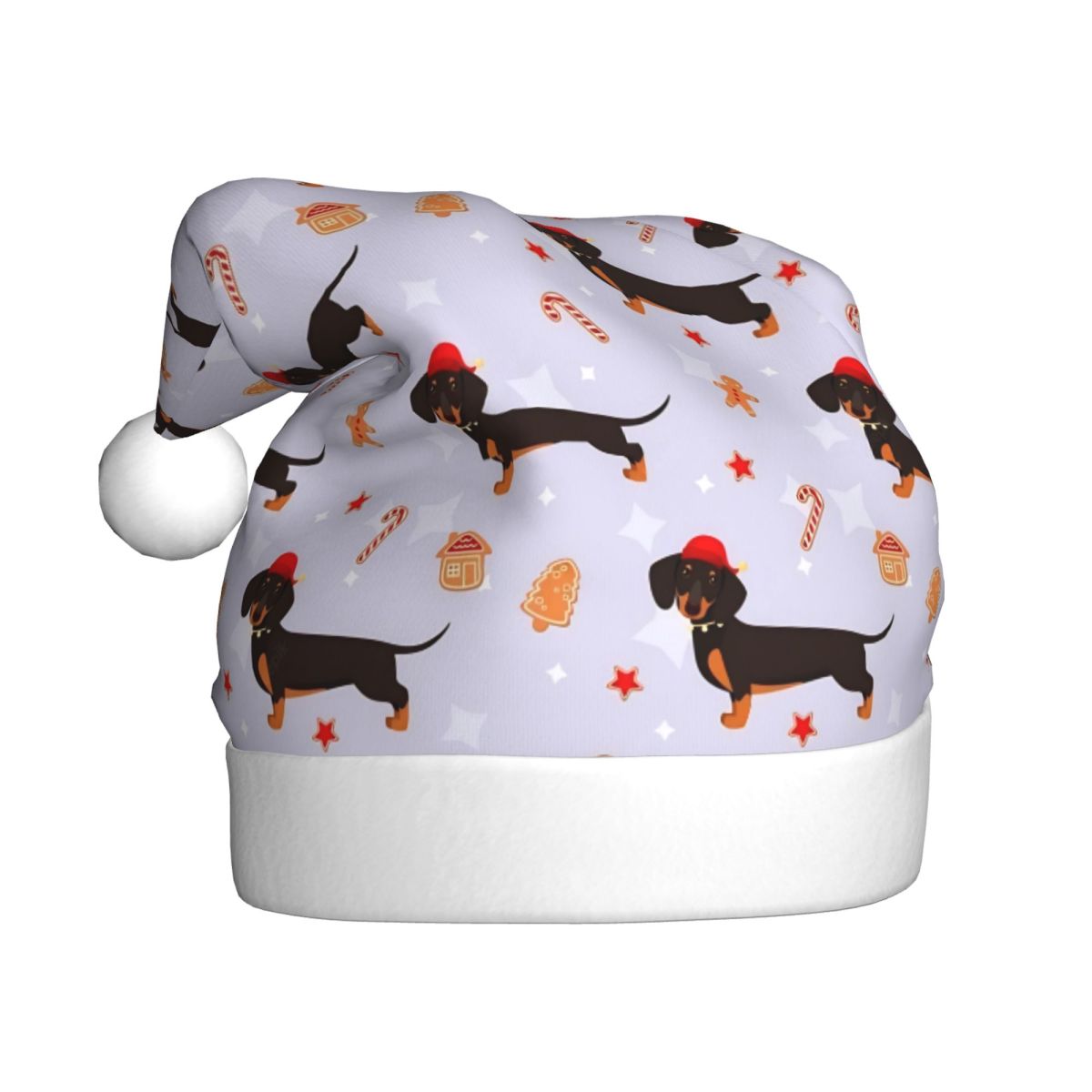 Topi Natal Kawaii Boneka Dachs - Santa Hat Plush ulasan dan harga
