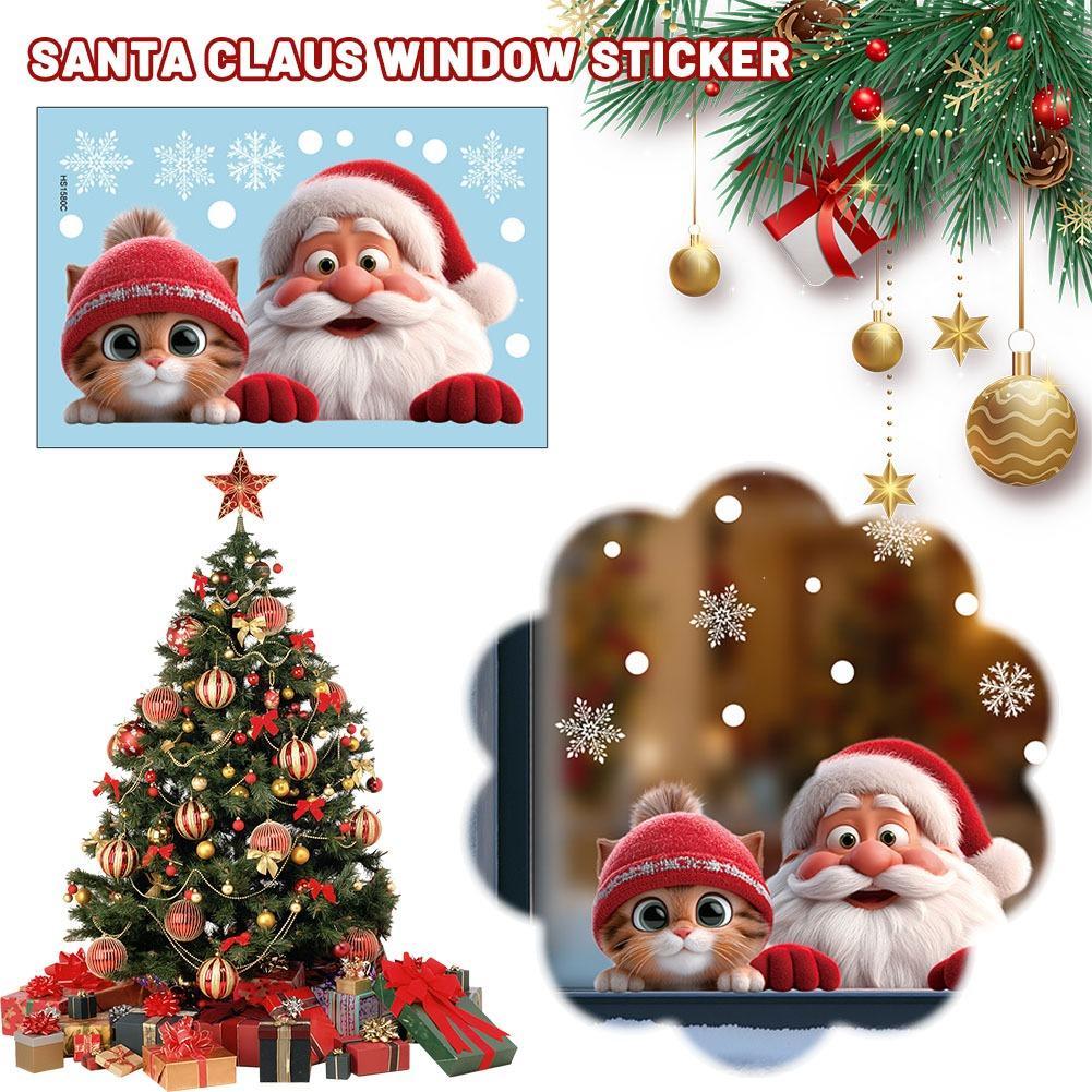 2 Buah Stiker Tempel Jendela N - Snowflake Window Decal ulasan dan harga