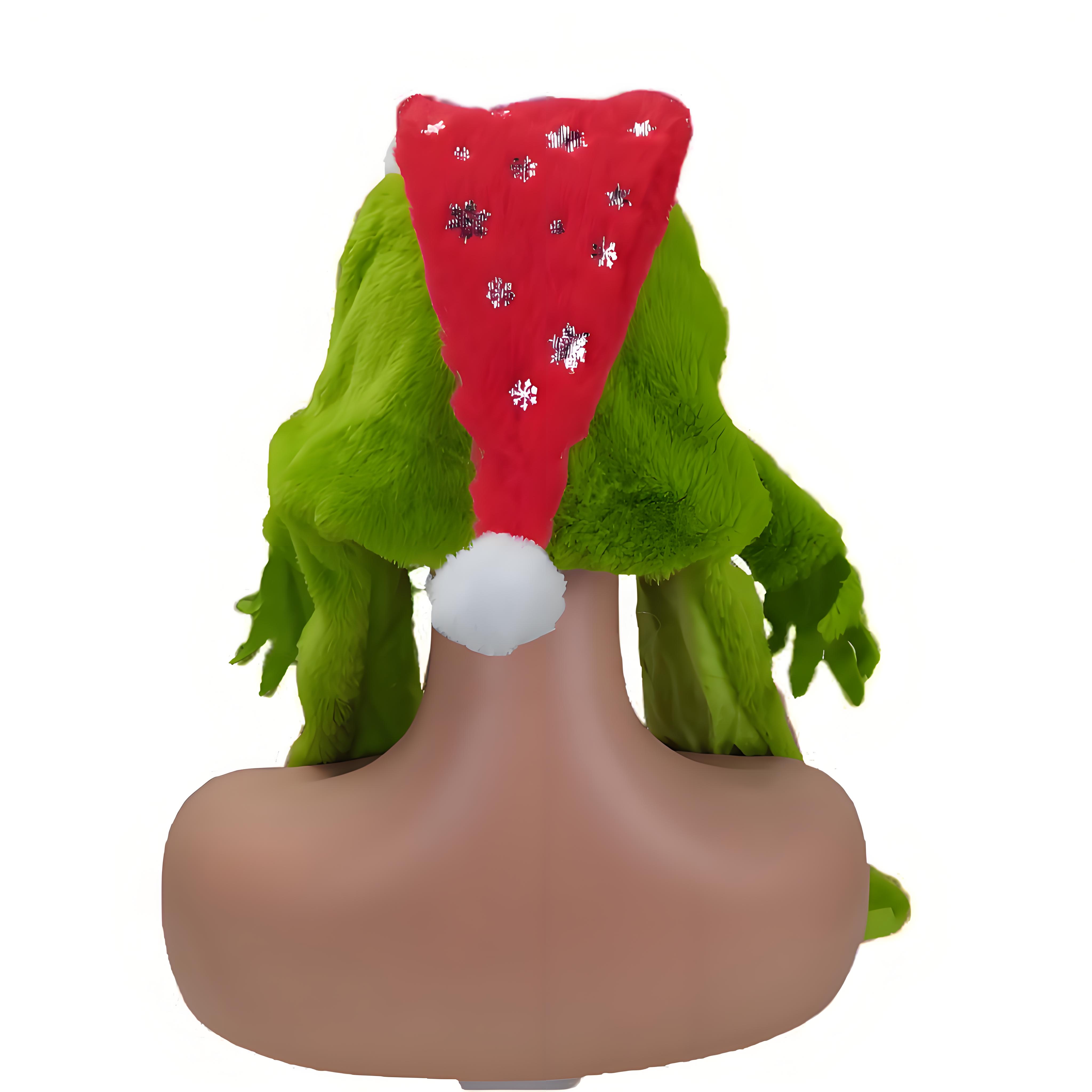 Topi, Syal, dan Kostum Kartun  - Santa Hat Plush ulasan dan harga