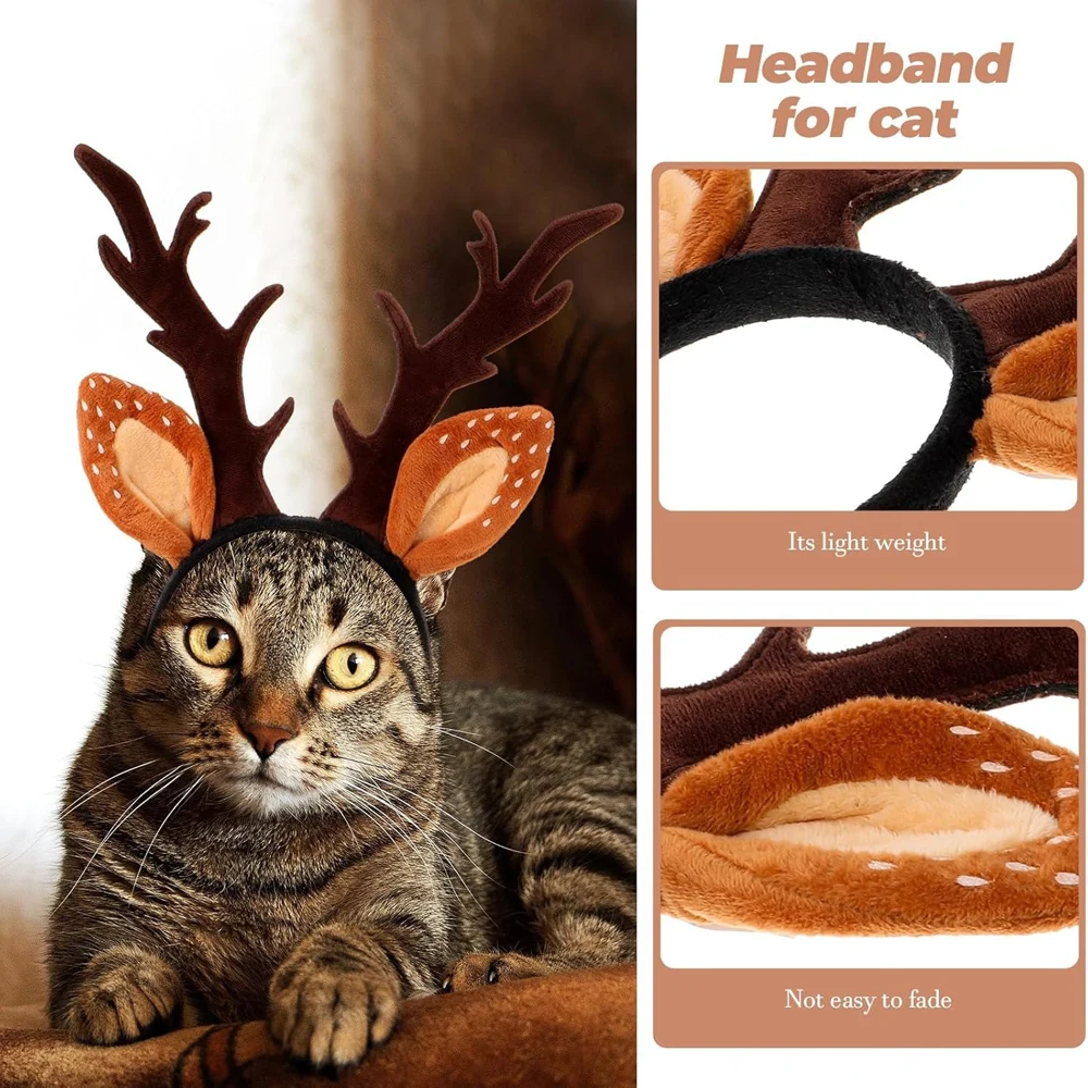 Bando Kepala Anjing Kostum Rus - Reindeer Antlers Headband ulasan dan harga