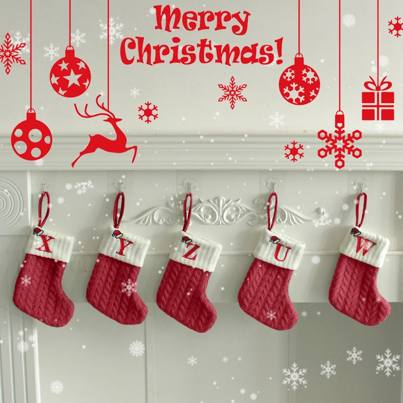 Dekorasi Natal 2025 Huruf Deko - Christmas Stocking Hanging ulasan dan harga