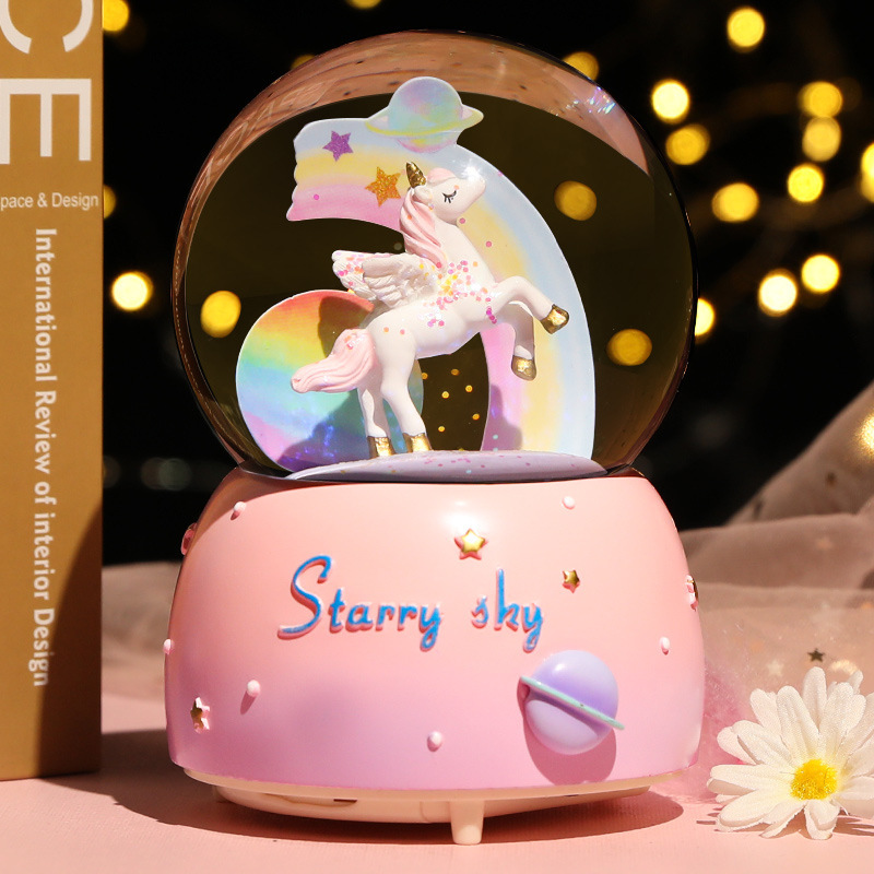 Kotak musik bola kristal anak  - Snow Globe Musical ulasan dan harga