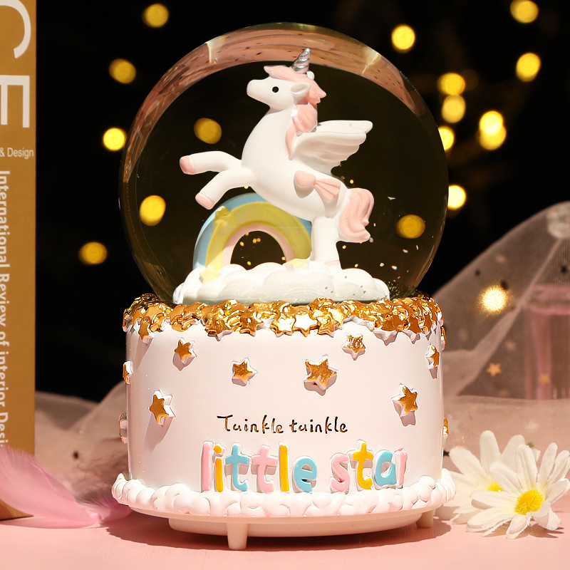 Kotak musik bola kristal anak  - Snow Globe Musical ulasan dan harga