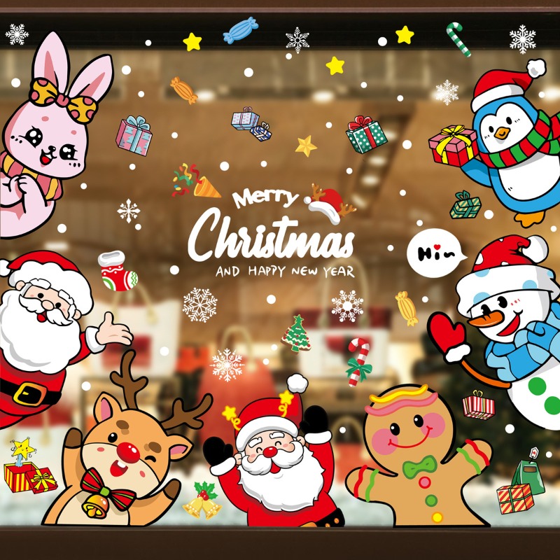 Stiker Jendela Kaca Dekoratif  - Snowflake Window Decal ulasan dan harga